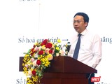 Cục trưởng Nguyễn Huy Dũng đặt hàng các doanh nghiệp công nghệ ưu tiên giải quyết những bài toán phát sinh từ chính nhu cầu của nhân dân. Ảnh: Minh Sơn.