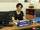 Bà Trương Thị Cẩm Tú – Hiệu trưởng Trường tiểu học công nghệ giáo dục Hà Nội. Ảnh: Minh Thúy