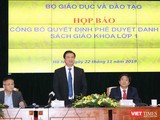 Thứ trưởng Bộ GD&ĐT Nguyễn Hữu Độ phát biểu tại cuộc họp