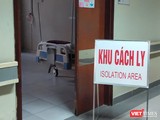 Khu vực cách ly bệnh nhân tại Bệnh viện Hữu Nghị Việt Xô. Ảnh: Minh Thúy