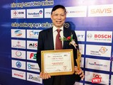 PGS. TS. Trần Quý Tường, Cục trưởng Cục Công nghệ Thông tin, Bộ Y tế nhận giải thưởng Chuyển đối số Việt Nam 2020 (Ảnh: Minh Thuý)
