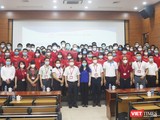 Hơn 300 sinh viên Trường Đại học Y Hà Nội hỗ trợ 3 quận, huyện phòng, chống dịch COVID-19 (Ảnh - Minh Thuý)