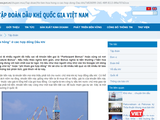 Website Tập đoàn dầu khí đăng tải bài viết về “tiền hoa hồng” tại dự án Junin 2