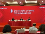 Ban chủ tọa phiên họp ĐHĐCĐ thường niên năm 2020 của Techcombank (Ảnh: P.D)