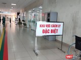 Khu vực cách ly đặc biệt tại Bệnh viện Bệnh Nhiệt đới Trung ương. Ảnh: Minh Thúy