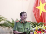 Thiếu tướng Vũ Xuân Viên-Giám đốc Công an TP Đà Nẵng trả lời chất vấn đại biểu HĐND tại phiên chất vấn diễn ra sáng 11/7