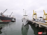 Cảng Tiên Sa đang đón tàu