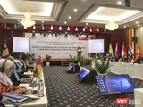 Quang cảnh phiên khai mạc Hội nghị thường niên lần thứ 13 và Hội nghị hẹp lần thứ 5 Kênh II Mạng lưới các Viện nghiên cứu Quốc phòng và An ninh ASEAN (NADI) diễn ra sáng 3/3 tại Đà Nẵng