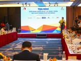 Quang cảnh Tọa đàm "Giải pháp khôi phục và phát triển du lịch TP Đà Nẵng năm 2021" do Sở Du lịch Đà Nẵng phối hợp với Quỹ Xúc tiến Phát triển Du lịch TP tổ chức vừa diễn ra sáng ngày 1/4