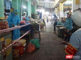 Chợ Hoà An (quận Cẩm Lệ, TP Đà Nẵng) trong ngày đầy hoạt động trở lại
