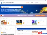 Giao diện Cổng dịch vụ dữ liệu mở TP Đà Nẵng
