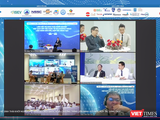 Các điểm cầu trực tuyến tại sự kiện “Liên kết Hệ sinh thái Khởi nghiệp Việt Nam kết nối quốc tế và Chương trình liên minh đổi mới, hợp tác sáng tạo” diễn ra ngày 30/9
