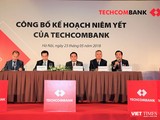 Techcombank sẽ chào sàn HoSE vào ngày 04/06/2018 với giá tham chiều 128.000 đồng/cổ phiếu TCB. (Ảnh: TCB)