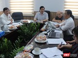 PGS.TS Lương Ngọc Khuê, Cục trưởng Cục quản lý Khám, chữa bệnh tại buổi họp với BV Truyền máu Huyết học TP.HCM ngày 3/7 (Ảnh: Lê Hảo)