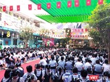 Học sinh một trường Tiểu học trên địa bàn TP.HCM-Ảnh: Hoà Bình