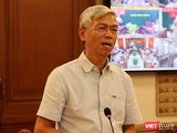 Ông Võ Văn Hoan – Phó Chủ tịch UBND TP.HCM tại cuộc họp Ban chỉ đạo phòng, chống COVID-19 (Ảnh: Khang Minh)
