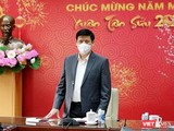 Bộ trưởng Bộ Y tế Nguyễn Thanh Long đánh giá có thể số ca nhiễm ở TP.HCM chưa dừng lại - Ảnh: Trần Minh