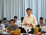 Bộ trưởng Bộ Y tế Nguyễn Thanh Long nhấn mạnh: Bộ Y tế sẽ hỗ trợ ngay tỉnh Vĩnh Long về công tác xét nghiệm, đồng thời lưu ý tỉnh không được chủ quan, lơ là trong công tác phòng chống dịch COVID-19 (Ảnh: BYT)