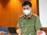 Thượng tá Lê Mạnh Hà – Phó trưởng Phòng Tham mưu, Công an TP.HCM cho biết, quét mã QR của Bộ Công An đã phát hiện 30 F0 đang di chuyển trên đường