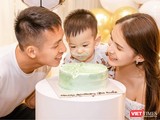 Gia đình nhỏ của tiền vệ Đỗ Hùng Dũng