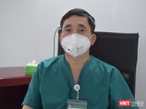 TS BS Đỗ Ngọc Sơn - Phó Giám đốc Trung tâm Hồi sức COVID Bạch Mai tại TP.HCM. Ảnh: Hoà Bình