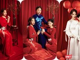 Ba thế hệ nhà Trương Ngọc Ánh diện áo dài đón xuân 2022