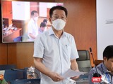 Giám đốc Trung tâm quản lý hạ tầng kỹ thuật (Sở Xây dựng), ông Vũ Văn Điệp cho biết, năm 2022 TP.HCM dự kiến giảm 3 điểm ngập so với năm trước. Ảnh: Huyền Mai