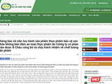 Thông báo thu hồi sản phẩm từ Cục An toàn thực phẩm, Bộ Y tế.