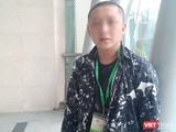 Anh Nguyễn Thanh Trung (26 tuổi, Nghệ An) tới chăm sóc cho con gái tại Bệnh viện Trung ương Quân đội 108.