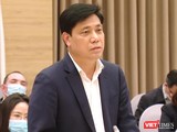 Thứ trưởng Bộ Giao thông vận tải Nguyễn Ngọc Đông thông tin tại cuộc họp báo chiều 2/2.