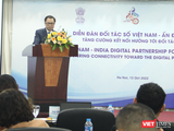 Ông Triệu Minh Long, Vụ trưởng Vụ Hợp tác quốc tế (Bộ TT&TT) đề nghị đẩy mạnh hơn nữa quan hệ hợp tác giữa Việt Nam - Ấn Độ.