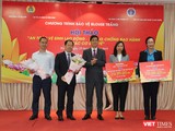 Các đại biểu tại hội thảo “Bảo vệ Blouse trắng” năm 2019 với chủ đề “An toàn, vệ sinh lao động – Phòng chống bạo hành tại các cơ sở y tế”.