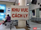 Khu vực cách ly tại Bệnh viện Bệnh Nhiệt đới Trung ương. Ảnh: Minh Thúy