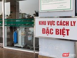 Khu vực cách ly đặc biệt tại Bệnh viện Bệnh Nhiệt đới Trung ương. Ảnh: Minh Thúy