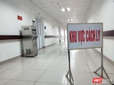 Khu vực cách ly tại Bệnh viện Bệnh Nhiệt đới Trung ương (Đông Anh, Hà Nội). Ảnh: Minh Thúy