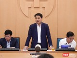 ông Nguyễn Đức Chung – Chủ tịch UBND TP. Hà Nội. Ảnh: Minh Thúy