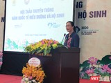 PGS. TS. Nguyễn Thanh Bình - Chủ tịch Công đoàn Y tế Việt Nam. Ảnh: Minh Thúy