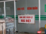 Khu vực cách ly đặc biệt tại bệnh viện (Ảnh - Minh Thuý)