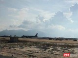 Máy bay Vietnam Airlines hạ cánh nhầm đường băng sân bay Cam Ranh ngày 29/4. Ảnh: VietTimes