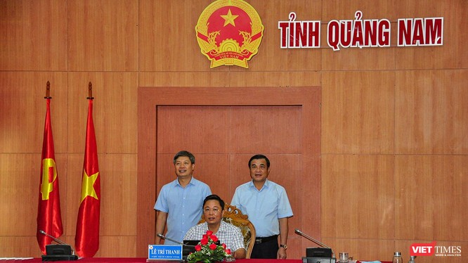 Ông Lê Trí Thanh - Chủ tịch UBND tỉnh Quảng Nam tại buổi lễ ký kết hợp tác với FPT về thúc đẩy chuyển đổi số trên địa bàn trong giai đoạn 2021 - 2025