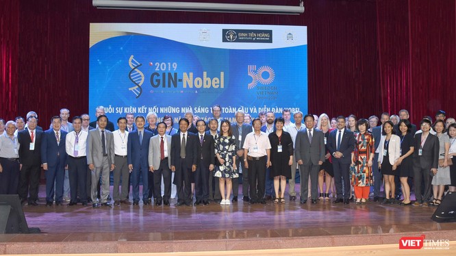 Các đại biểu tham dự Diễn đàn GIN-Nobel 2019
