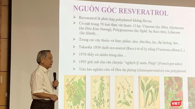 GS.TS Đào Văn Phan chia sẻ về ứng dụng hoạt chất mới Resveratrol trong điều trị ung bướu