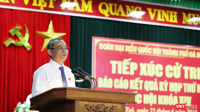Ông Trương Quang Nghĩa, Bí thư Thành ủy Đà Nẵng thông tin về Luật Phòng chống tham nhũng và chia sẻ về tài sản của Giám đốc Công an Đà Nẵng.