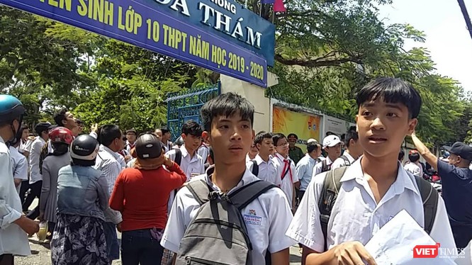 Kết quả Kỳ thi Tuyển sinh lớp 10 THPT tại Đà Nẵng có 56,8% bài thi môn Ngữ văn và 66,1% bài thi môn Toán có điểm thi từ trung bình trở lên.