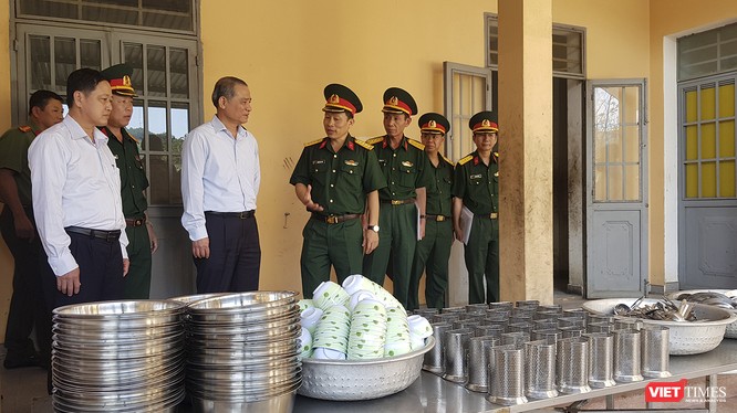 Trung tâm Huấn luyện dự bị động viên Đồng Nghệ (huyện Hòa Vang, Đà Nẵng) sẵn sàng cơ sở vậy chất để tiếp nhận, cách ly công dân Việt Nam về nước theo quy trình.