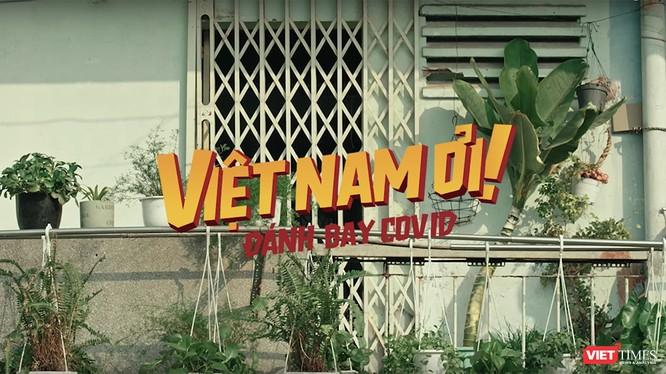 Ca khúc "Việt Nam ơi. Đánh bay COVID". Ảnh chụp màn hình.