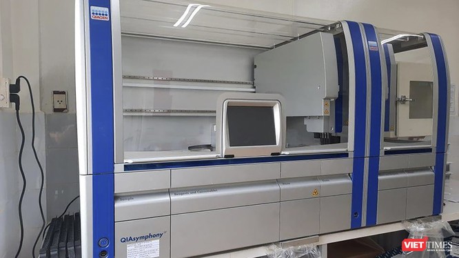 Hệ thống xét nghiệm Real – time PCR tự động tại CDC Quảng Nam