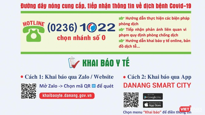 Tổng đài 1022 Đà Nẵng hỗ trợ người dân khai báo y tế và tiếp nhận thông tin phòng chống dịch COVID-19
