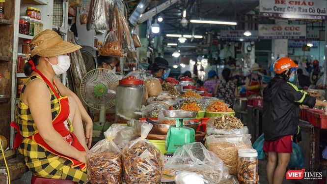 Một góc chợ truyền thống trên địa bàn TP Đà Nẵng