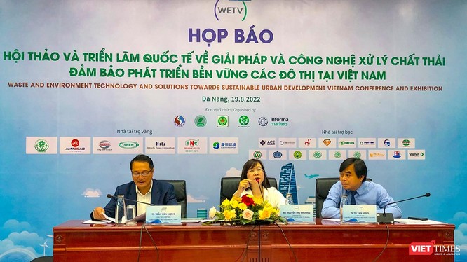 Họp báo về hội thảo và triển lãm quốc tế "Giải pháp và công nghệ xử lý chất thải tại các đô thị Việt Nam" tổ chức tại Đà Nẵng